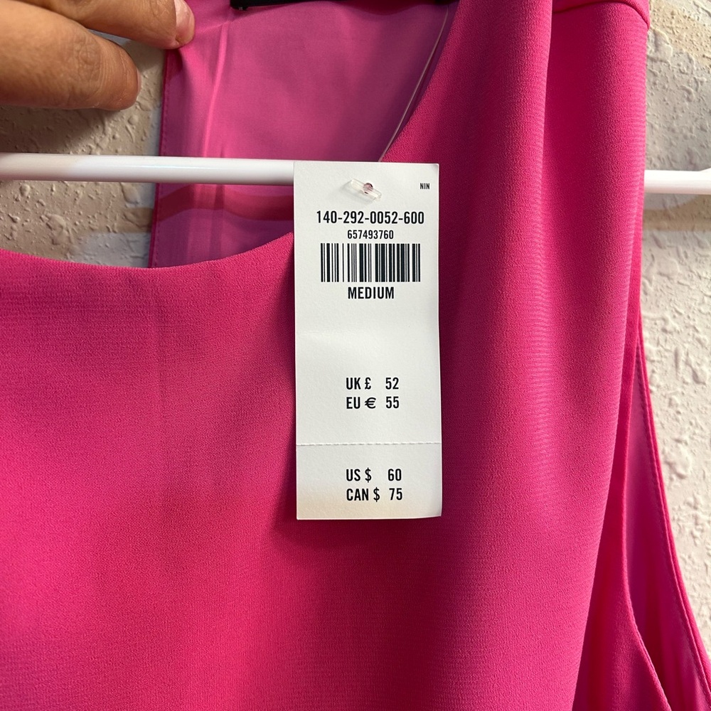 Abercrombie & Fitch One Shoulder Pink Dress
